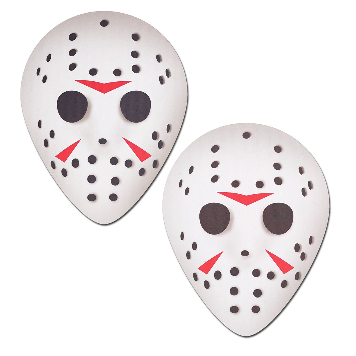 Pastease Halloween Jason Hockey Mask Nipple Pasties