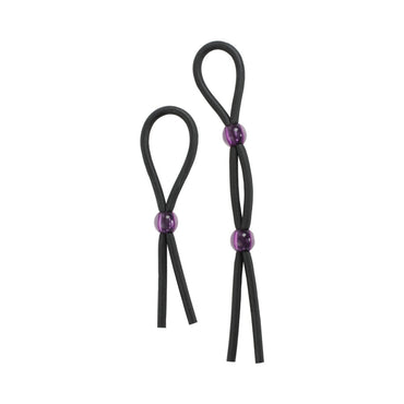 Cock Ties (Black) Lasso/Bolo