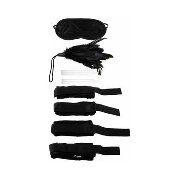 Pipedream Fetish Fantasy Series 4-Piece Beginner's Bondage Set Black