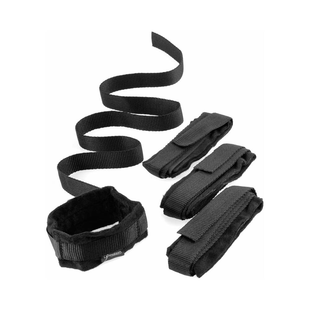 Pipedream Fetish Fantasy Series 4-Piece Beginner's Bondage Set Black