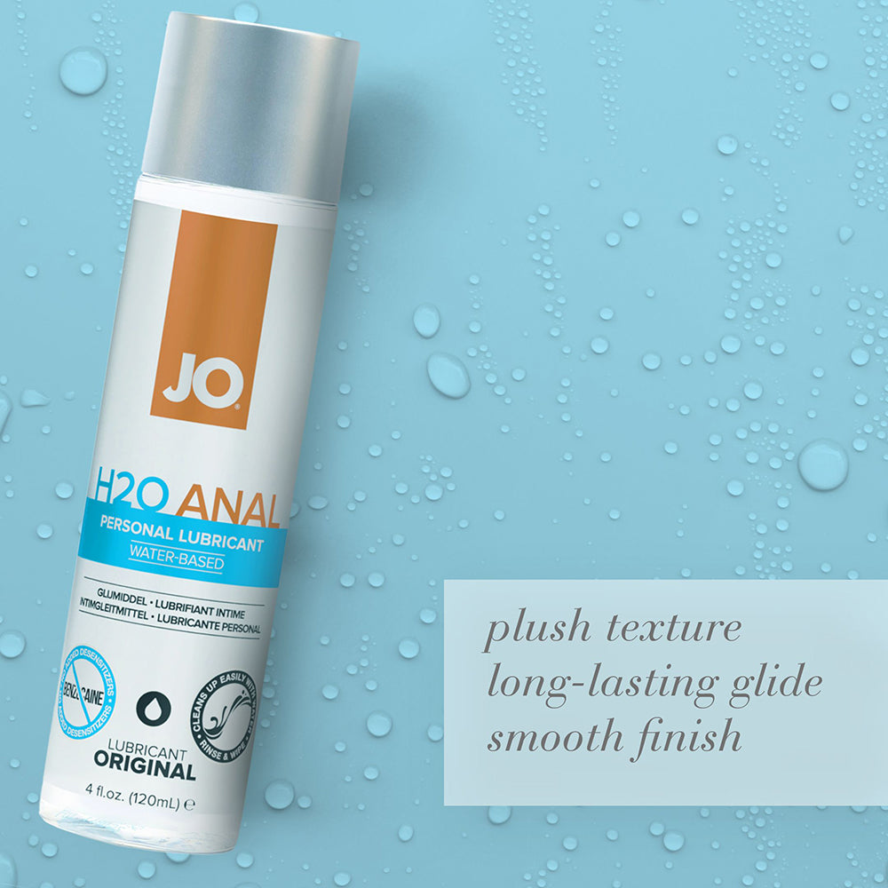 JO H2O Anal - Original - Lubricant (Water-Based) 4 oz. / 120 ml