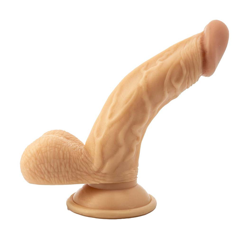 All American Whoppers 6.5in. Curved Dong with Balls