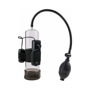Pipedream Classix Vibrating Power Pump Clear/Black