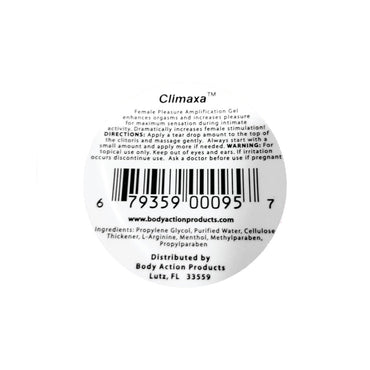 Body Action Climaxa (.5oz)