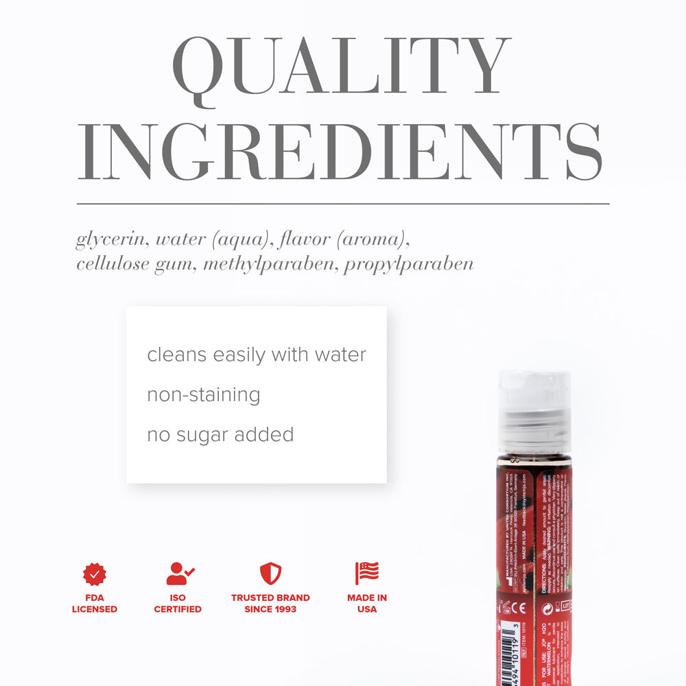 JO H2O - Succulent Watermelon - Lubricant (Water-Based) 1 fl oz / 30 ml