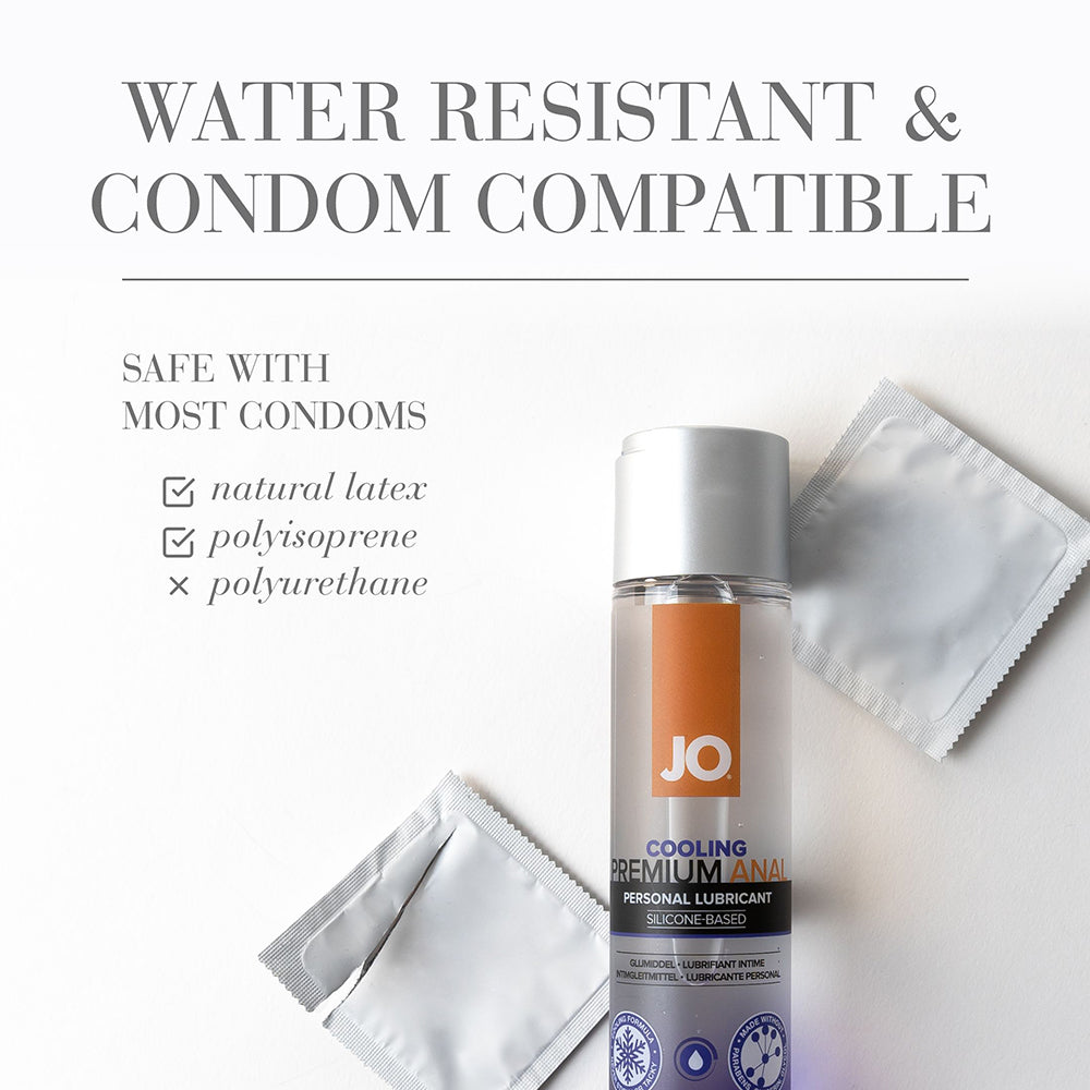 JO Premium Anal - Cooling - Lubricant (Silicone-Based) 4 oz. / 120 ml