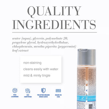 JO H2O Anal - Cooling - Lubricant (Water-Based) 4 oz. / 120 ml