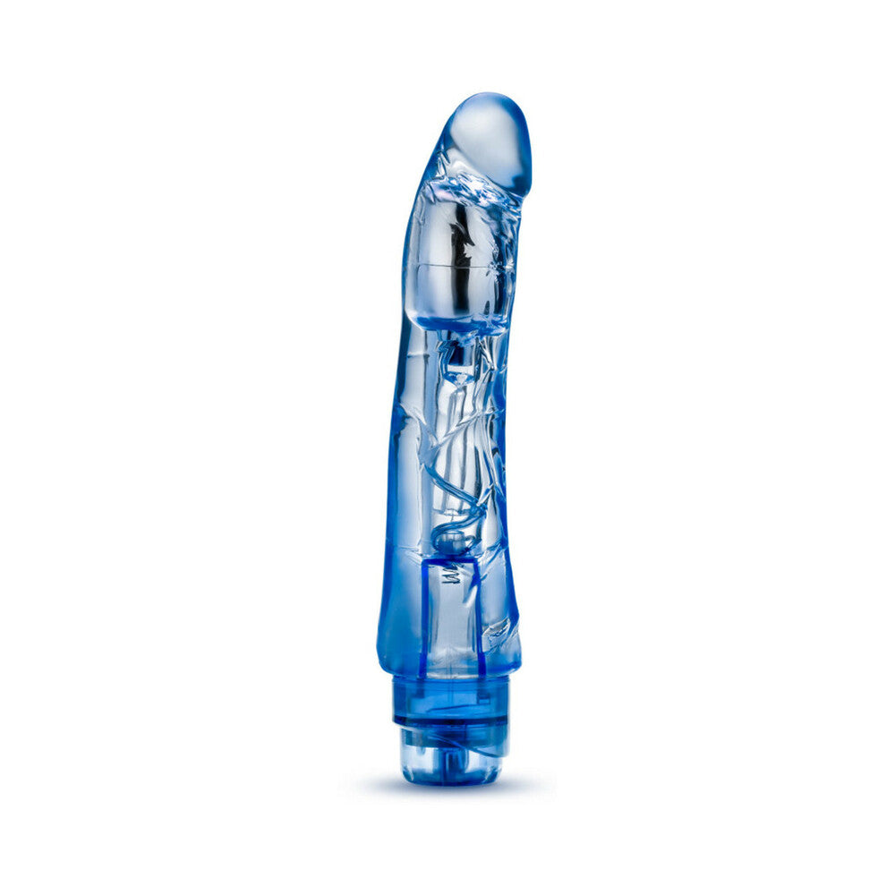 Blush Naturally Yours Mambo Vibe Realistic 9 in. Vibrating Dildo Blue