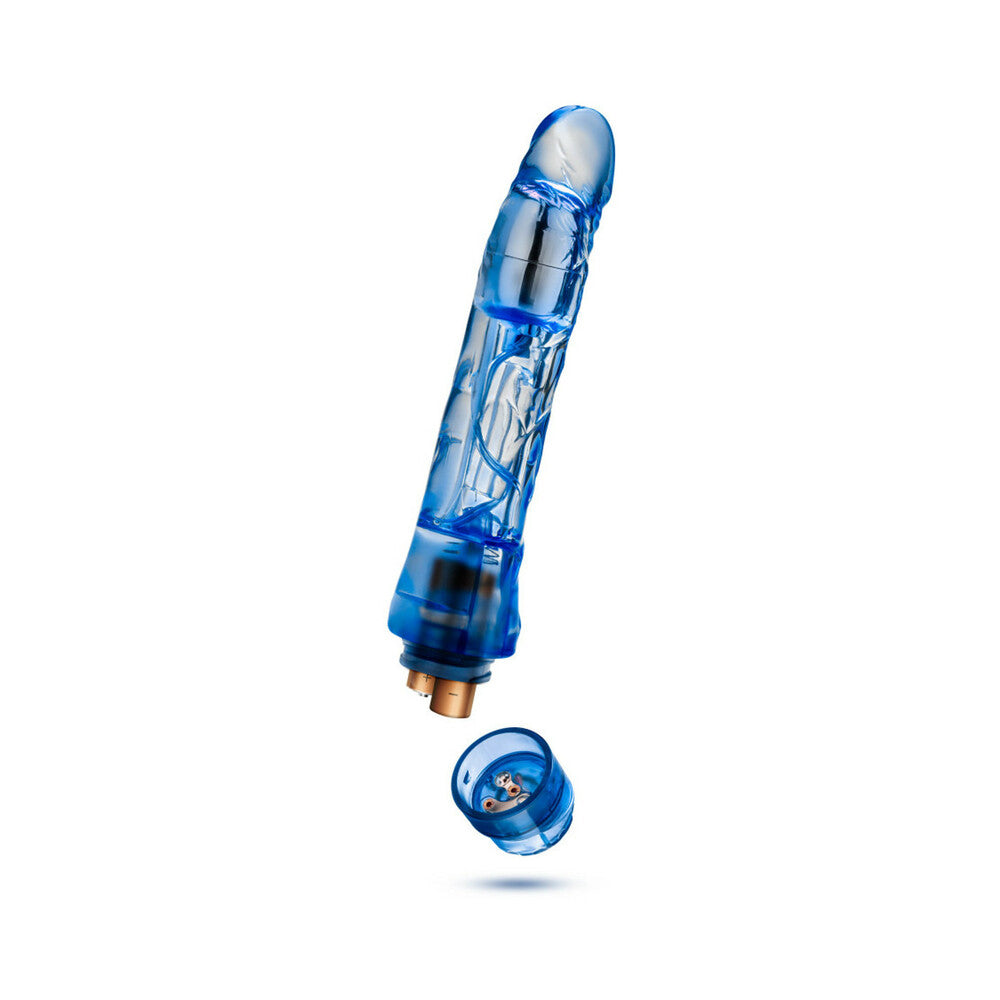 Blush Naturally Yours Mambo Vibe Realistic 9 in. Vibrating Dildo Blue