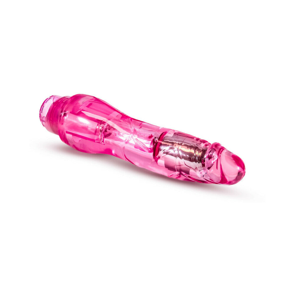 Blush Naturally Yours Fantasy Vibe Realistic 8.5 in. Vibrating Dildo Pink