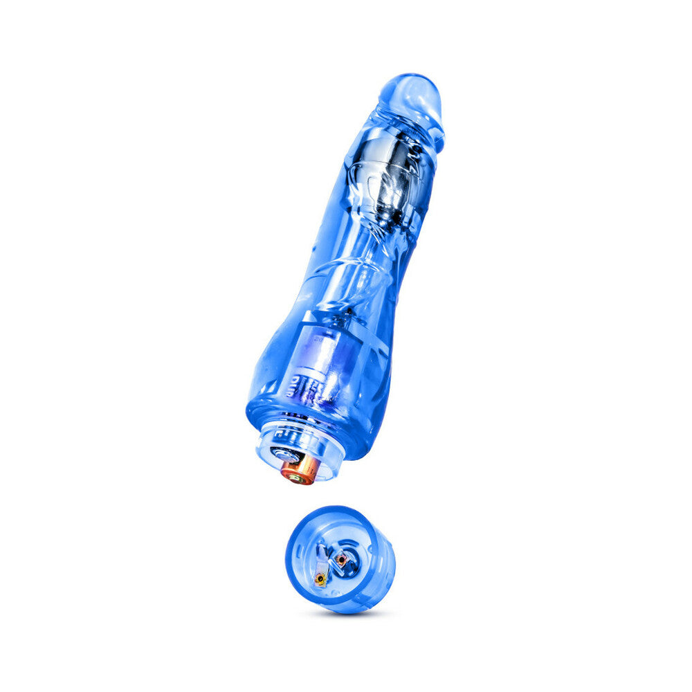 Blush Naturally Yours Fantasy Vibe Realistic 8.5 in. Vibrating Dildo Blue