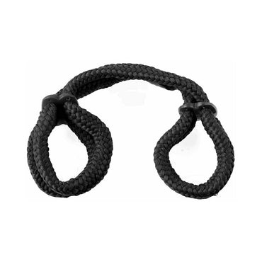 Pipedream Fetish Fantasy Series Silk Rope Love Cuffs Black