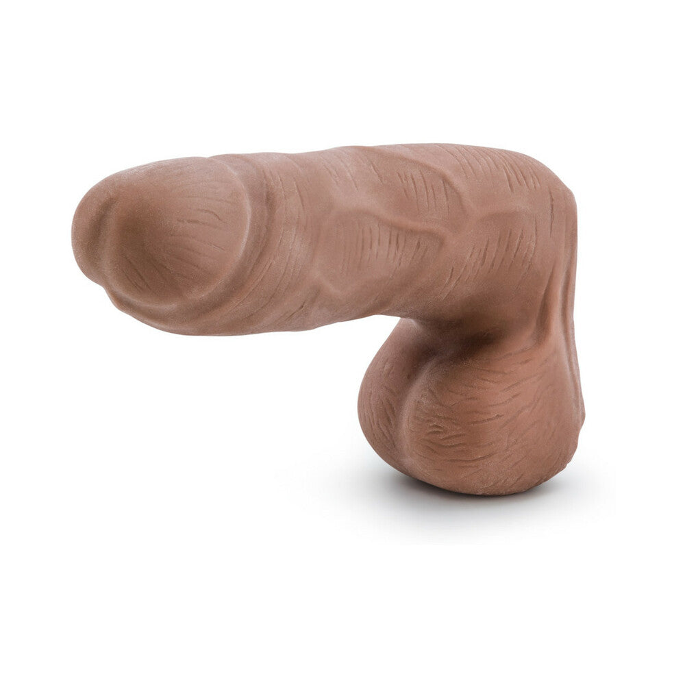 Blush Au Naturel Carlito 5 in. Posable Dual Density Dildo with Balls Tan