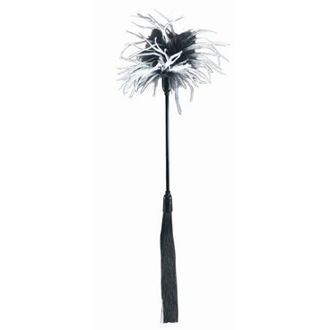 Sportsheets Sex & Mischief Whip & Tickle Black/White