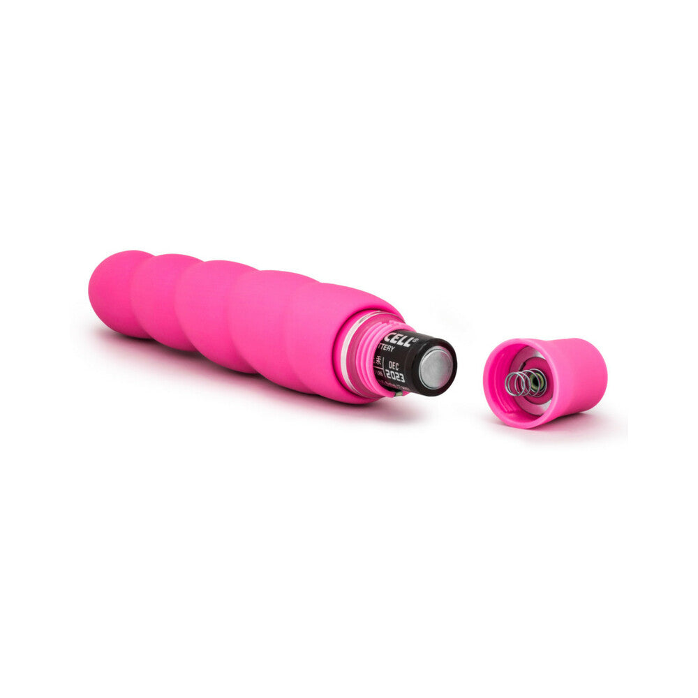 Blush Luxe Anastasia Silicone Slimline Vibrator Pink