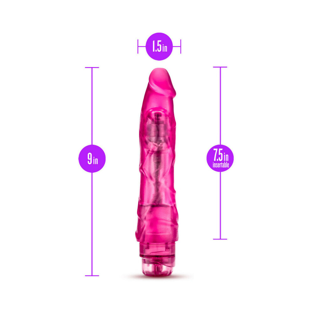 Blush B Yours Vibe 1 Realistic 9 in. Vibrating Dildo Pink