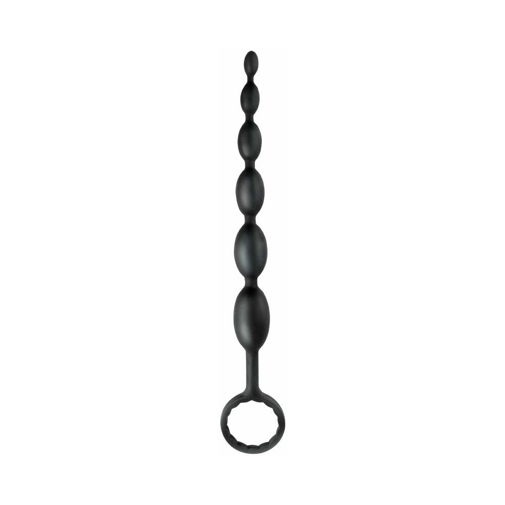Pipedream Anal Fantasy Collection Silicone First-Time Fun Beads Black
