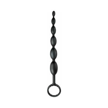 Pipedream Anal Fantasy Collection Silicone First-Time Fun Beads Black