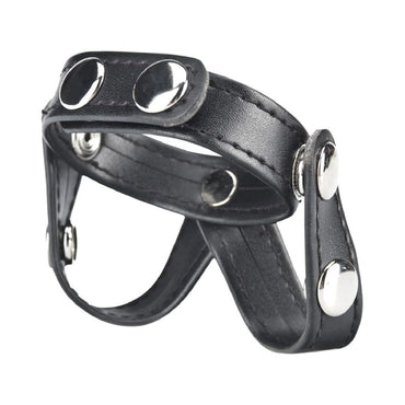 V-Style Cock Ring with Ball Divider