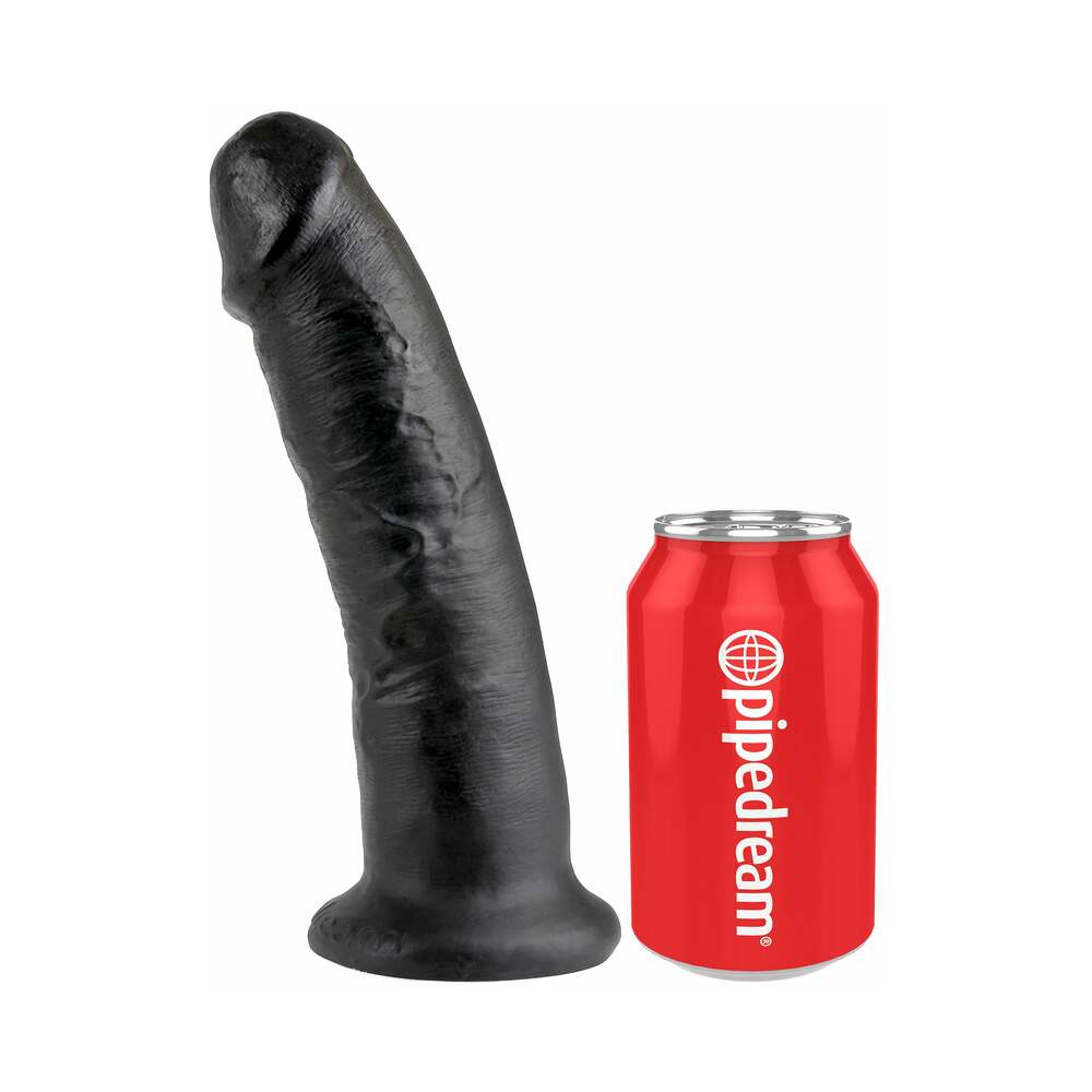 Pipedream King Cock 9 in. Cock Realistic Dildo With Suction Cup Black