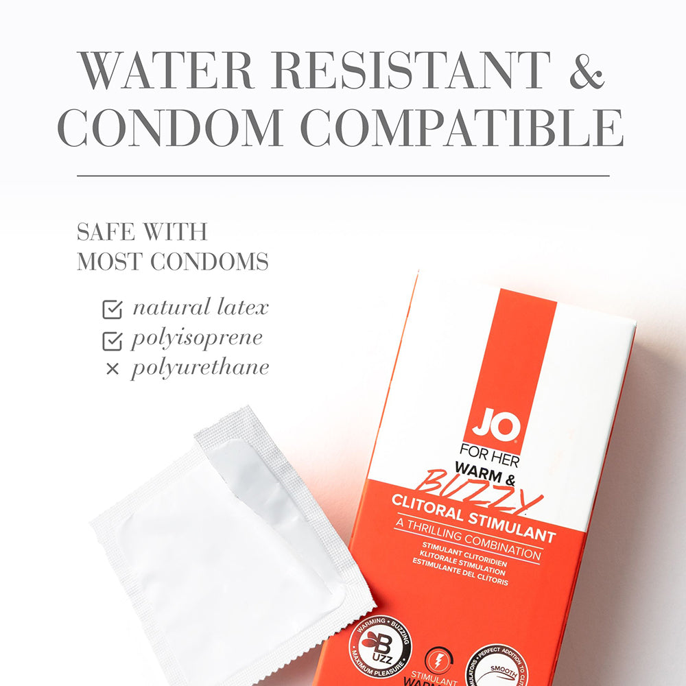 JO Warm & Buzzy Clitoral Stimulant Cream 0.34 oz.