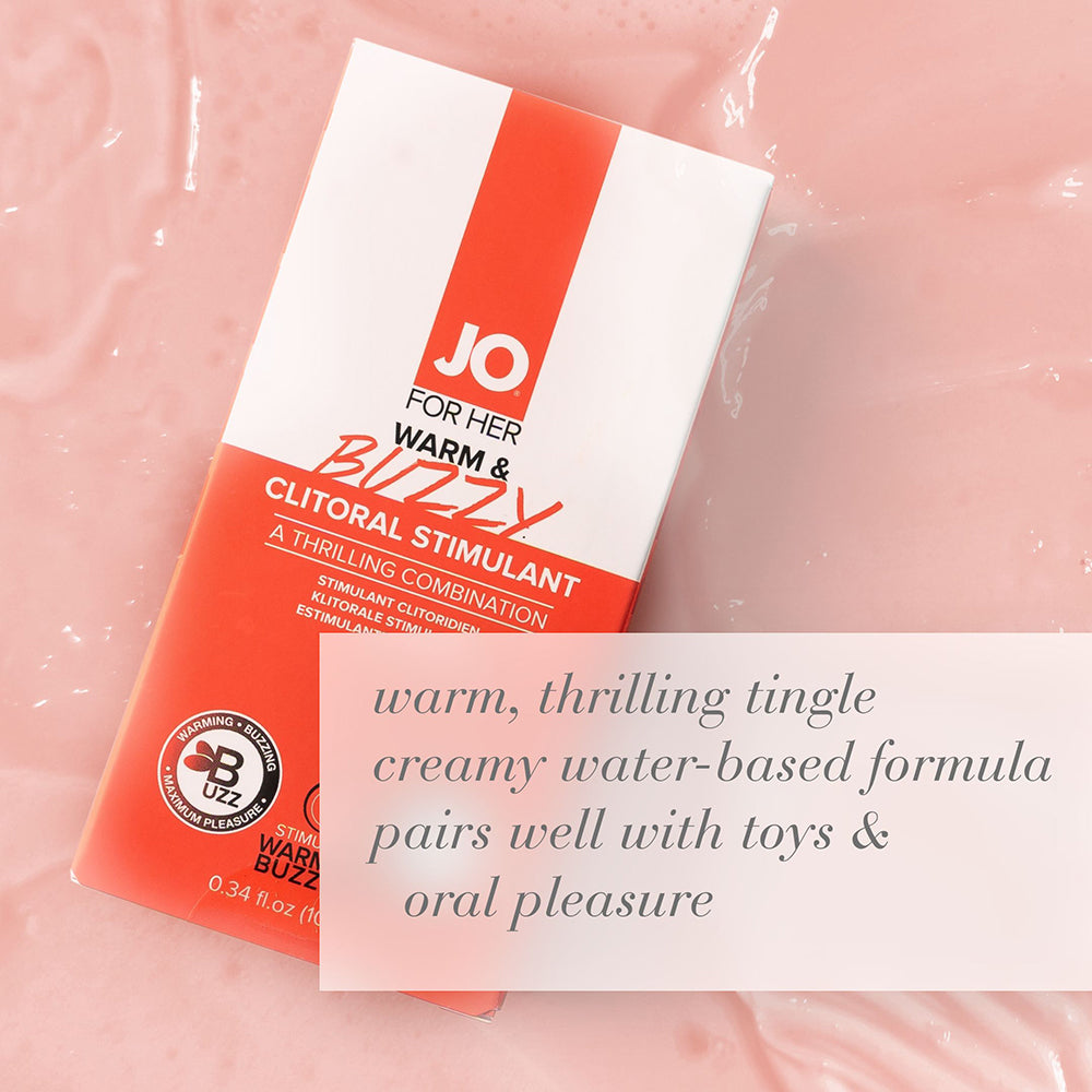 JO Warm & Buzzy Clitoral Stimulant Cream 0.34 oz.