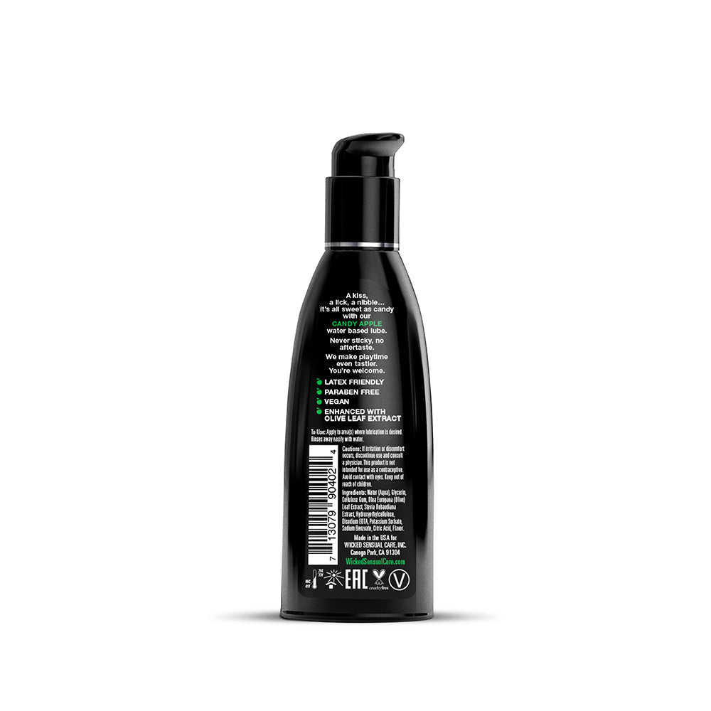 Wicked Aqua Candy Apple Water Based Lubricant 2 oz.