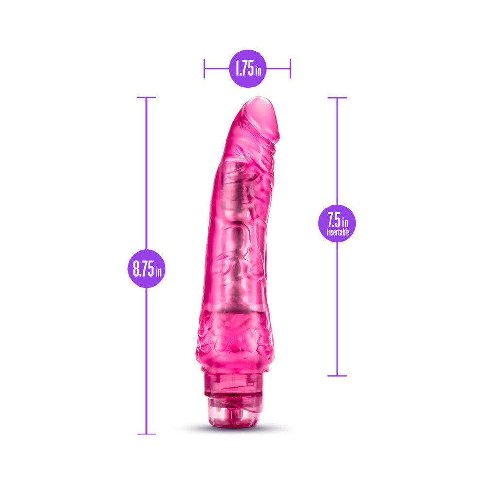 Blush B Yours Vibe 7 Realistic 8.75 in. Vibrating Dildo Pink