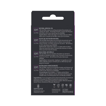 Sensuva ON Ultra Arousal Oil 5 ml