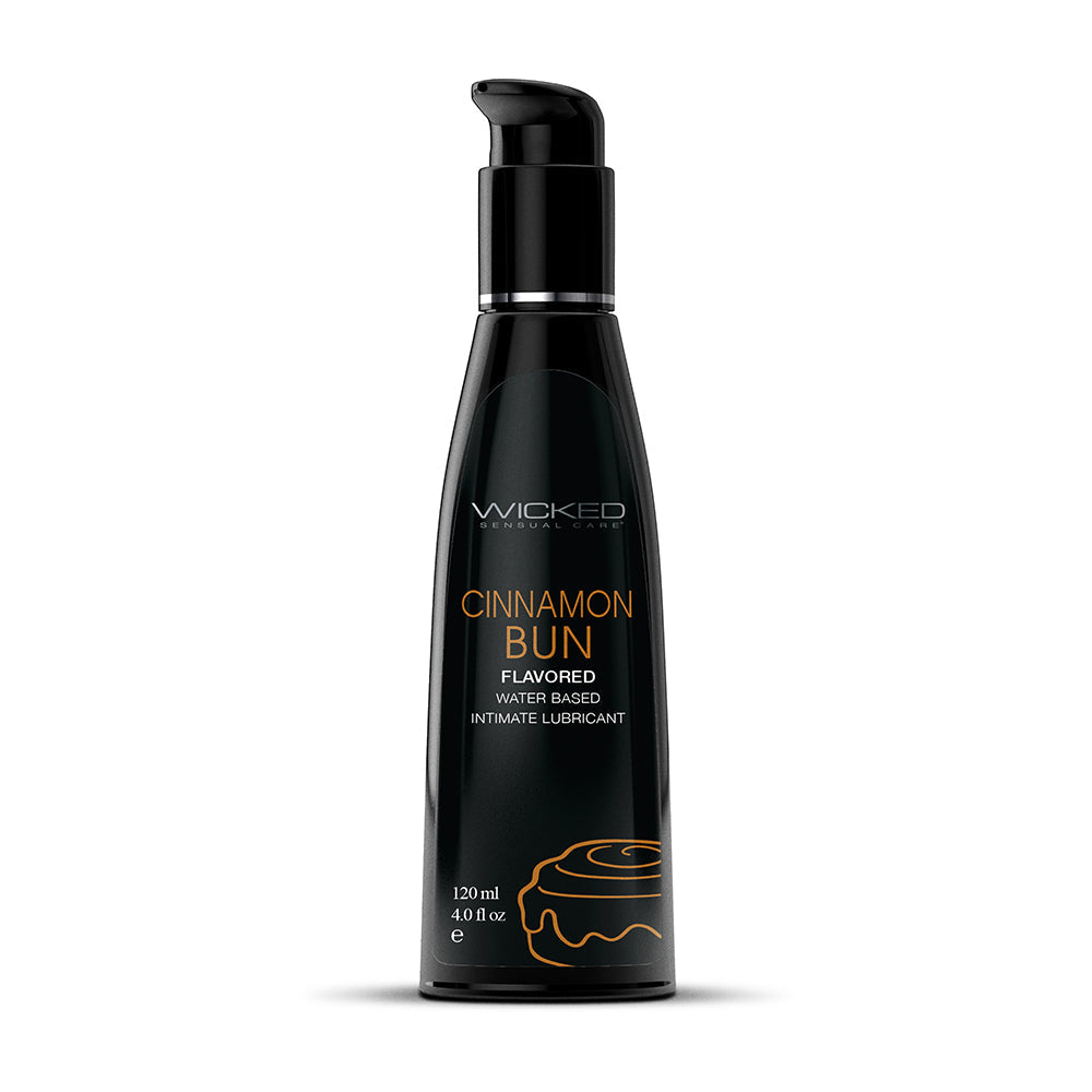 Wicked Aqua Cinnamon Bun Water Based Lubricant 4 oz.