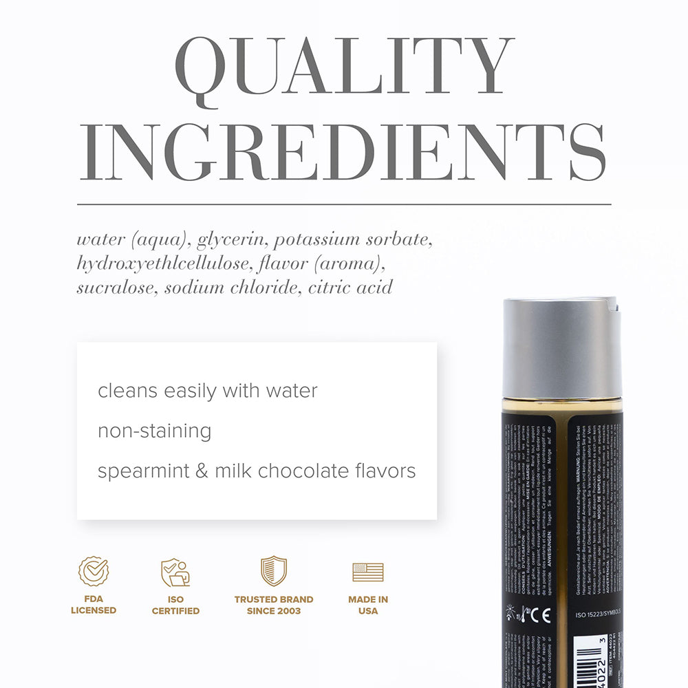 JO Gelato - Mint Chocolate - Lubricant (Water-Based) 4 fl oz / 120 Ml