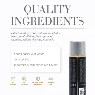 JO Gelato Mint Chocolate Flavored Water-Based Lubricant 4 oz.