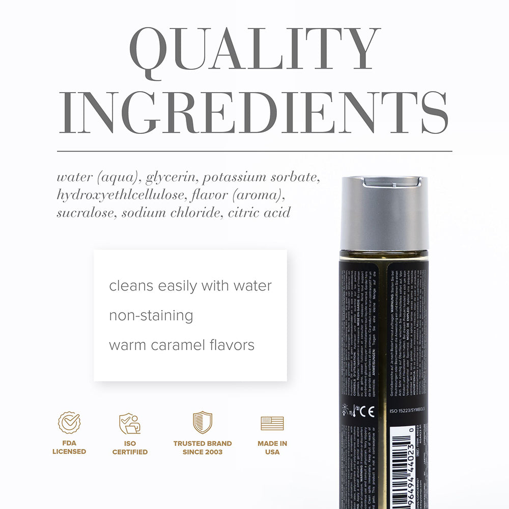 JO Gelato - Salted Caramel - Lubricant (Water-Based) 4 fl oz / 120 Ml
