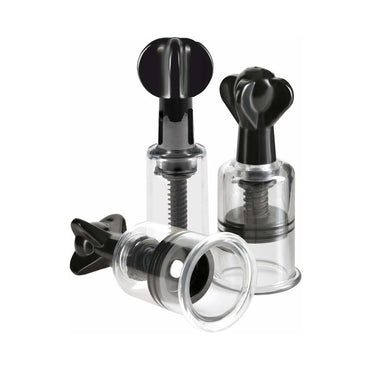Pipedream Fetish Fantasy Series Limited Edition Super Suckers Trio Clear/Black