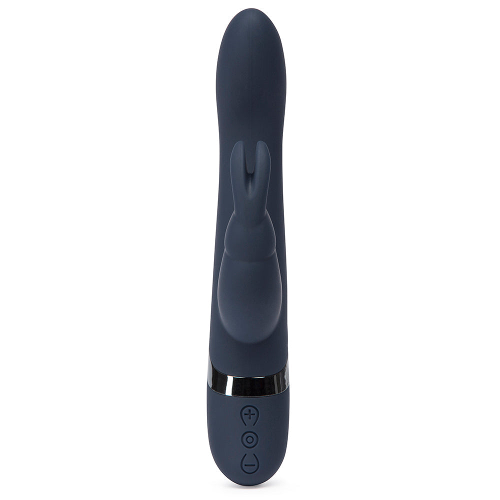 Fifty Shades Darker Oh My Rechargeable Silicone Rabbit Vibrator Blue
