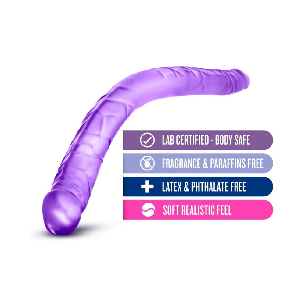 Blush B Yours 16 in. Double Dildo Purple