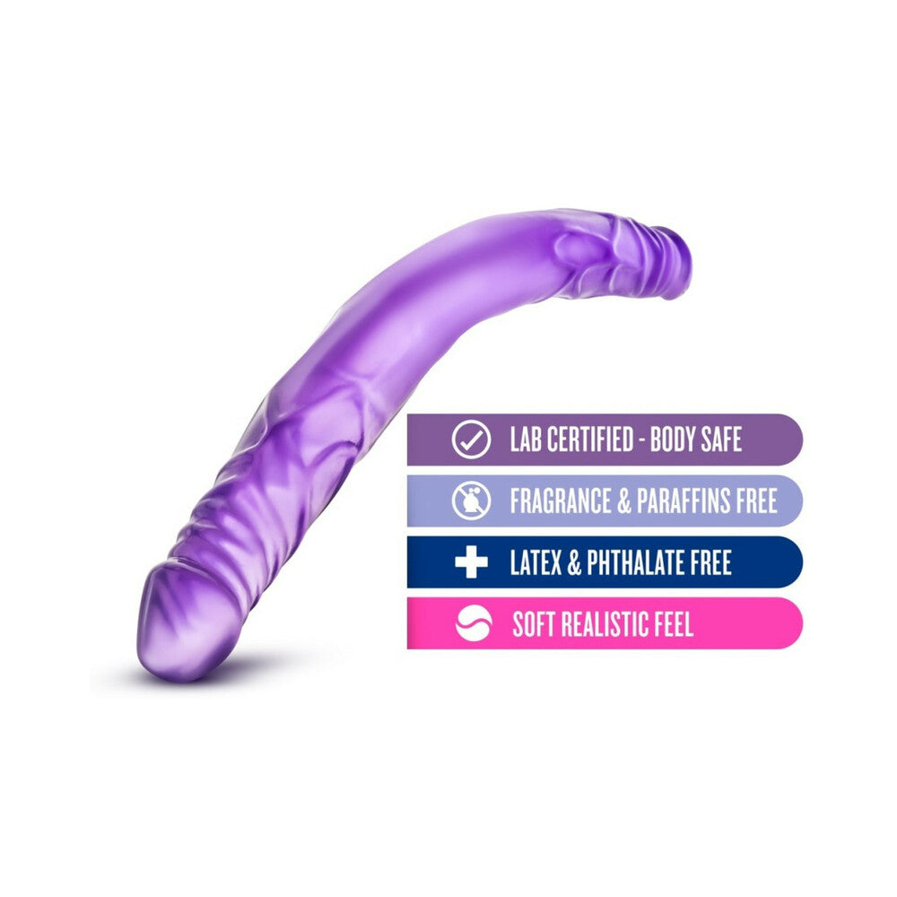 Blush B Yours 14 in. Double Dildo Purple