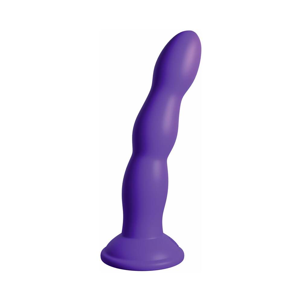 Pipedream Dillio Adjustable 6 in. Strap-On Suspender Harness Set Purple/Black