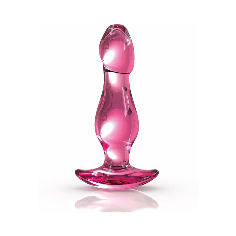 Pipedream Icicles No. 73 Glass Anal Plug Pink