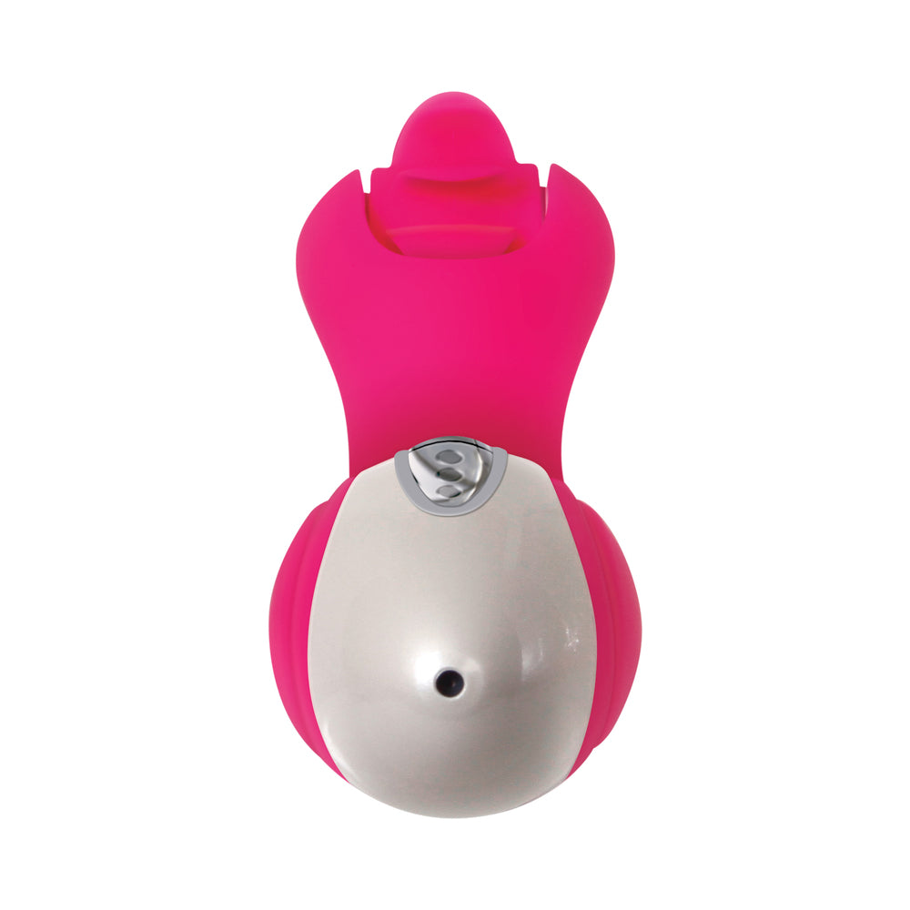 Evolved Love Spun Rechargeable Silicone Dual Stimulator Pink