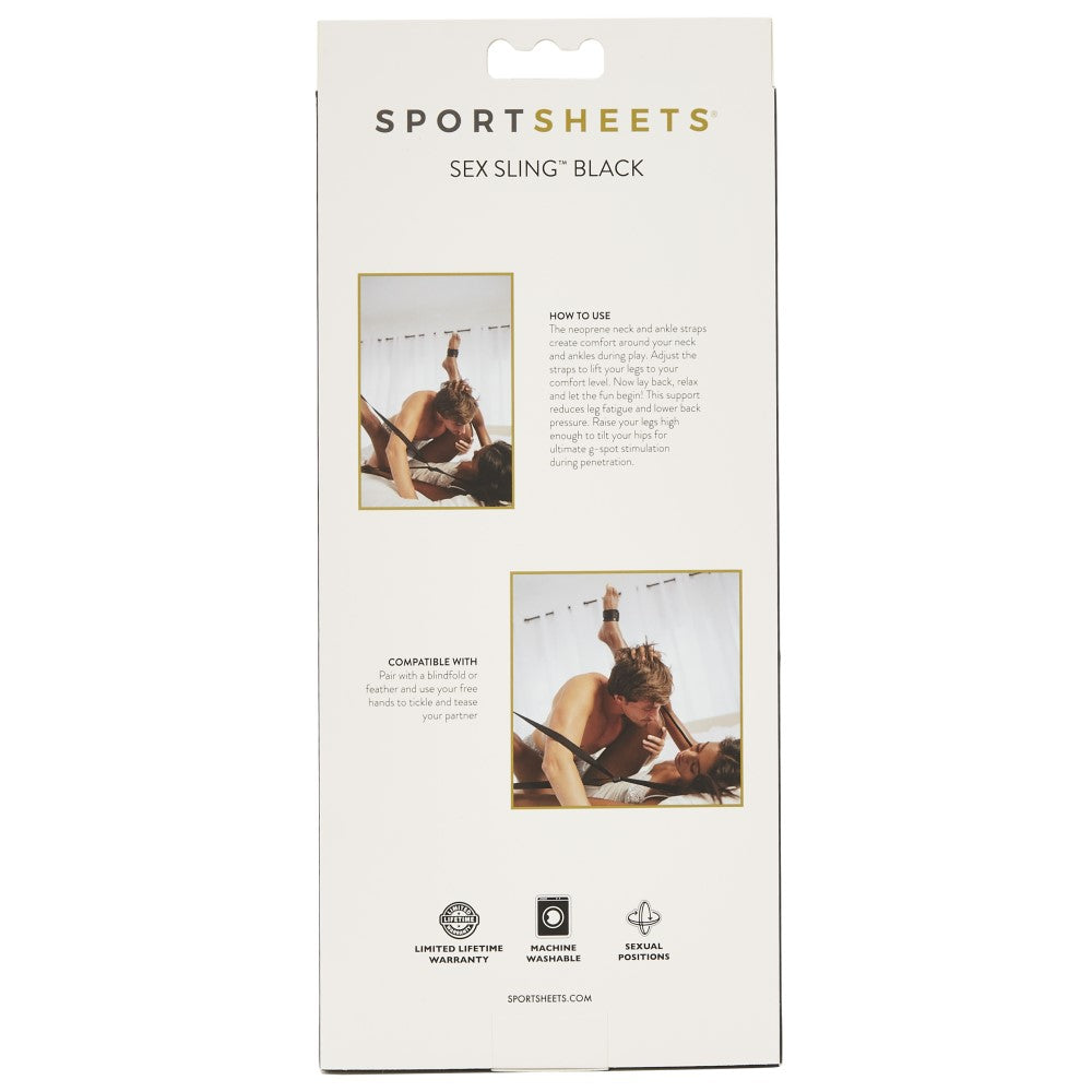Sportsheets Neoprene Sex Sling Position Support Strap Black