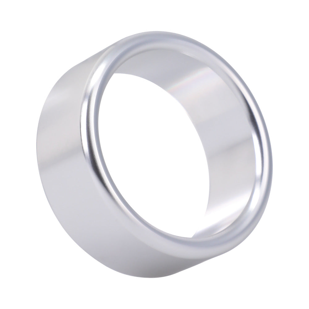Rock Solid Brushed Alloy Medium (1.5in X .75in) Silver