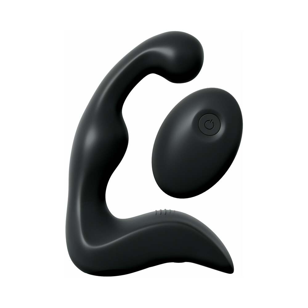 Pipedream Anal Fantasy Elite Collection Rechargeable Vibrating Silicone Remote Control P-Spot Pro Black