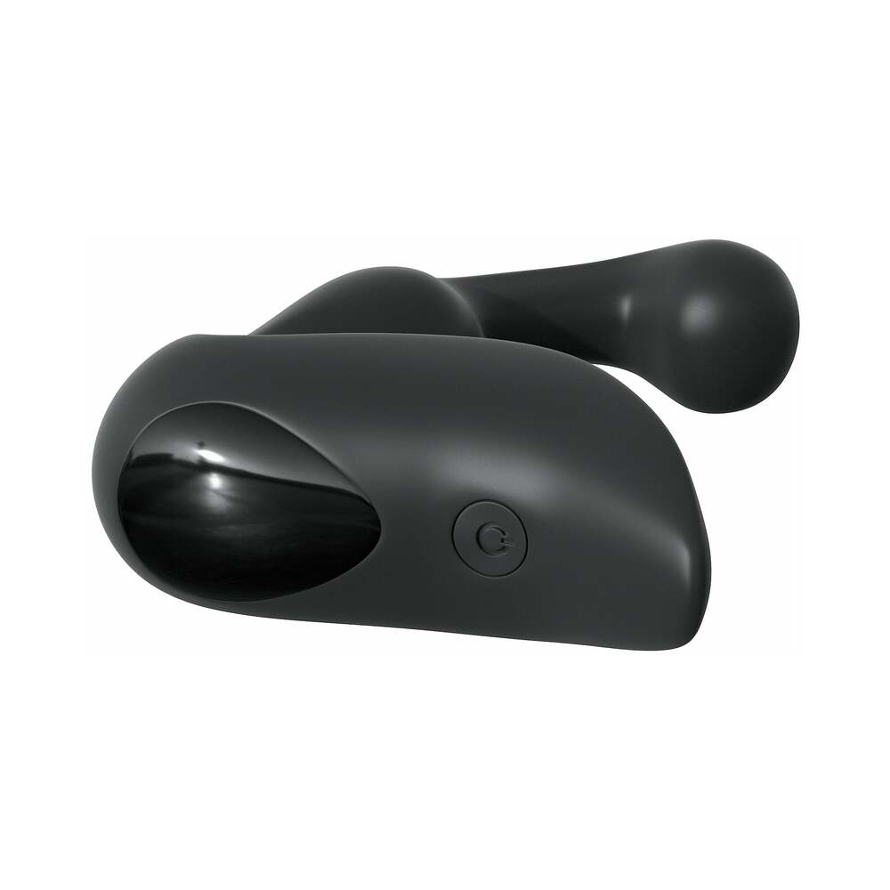 Pipedream Anal Fantasy Elite Collection Rechargeable Vibrating Silicone Remote Control P-Spot Pro Black