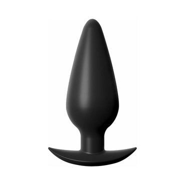 Pipedream Anal Fantasy Elite Collection Small Weighted Silicone Plug Black
