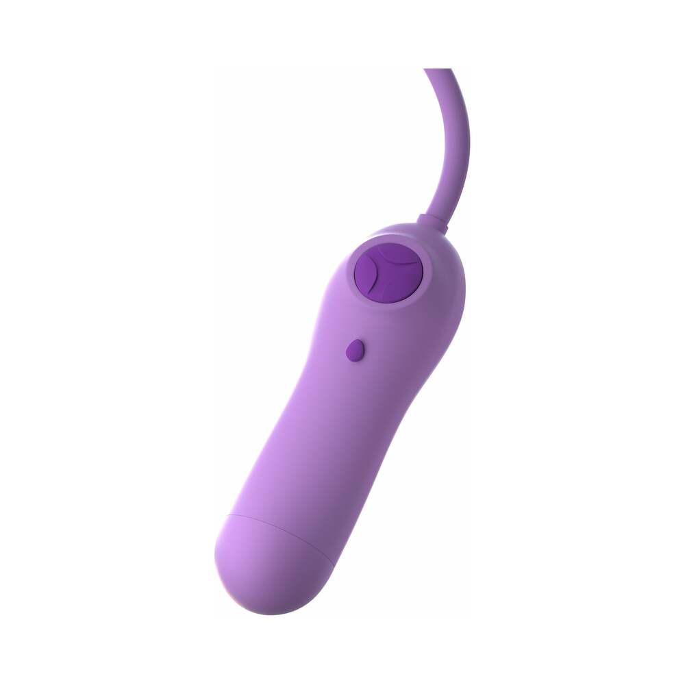 Pipedream Fantasy For Her Butterfly Flutt-Her Remote-Controlled Vibrating Silicone Suction Stimulator Purple