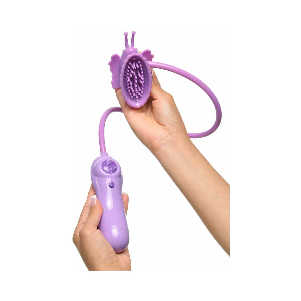 Pipedream Fantasy For Her Butterfly Flutt-Her Remote-Controlled Vibrating Silicone Suction Stimulator Purple
