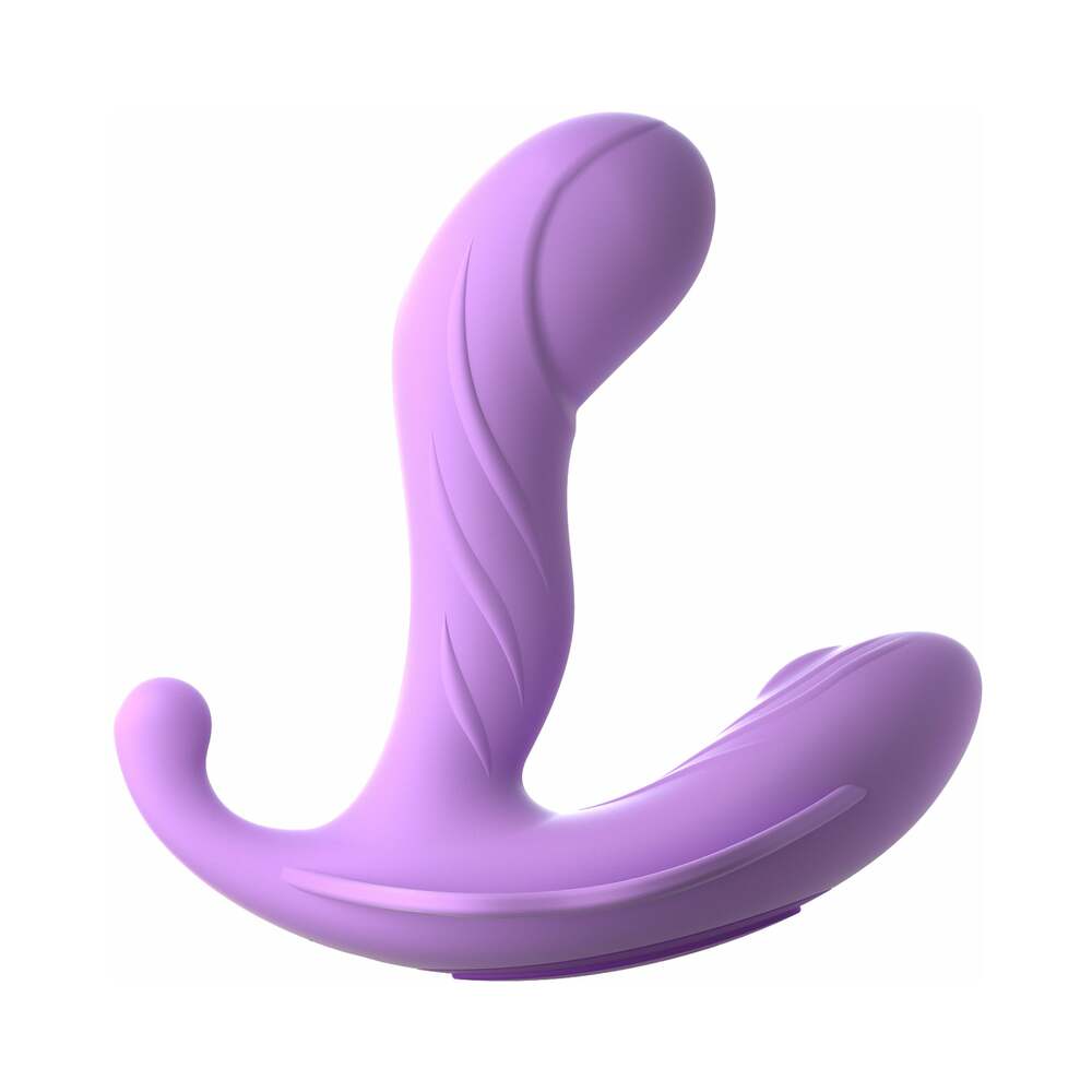 Pipedream Fantasy For Her G-Spot Stimulate-Her Rechargeable Remote-Controlled Silicone Dual Stimulator Purple