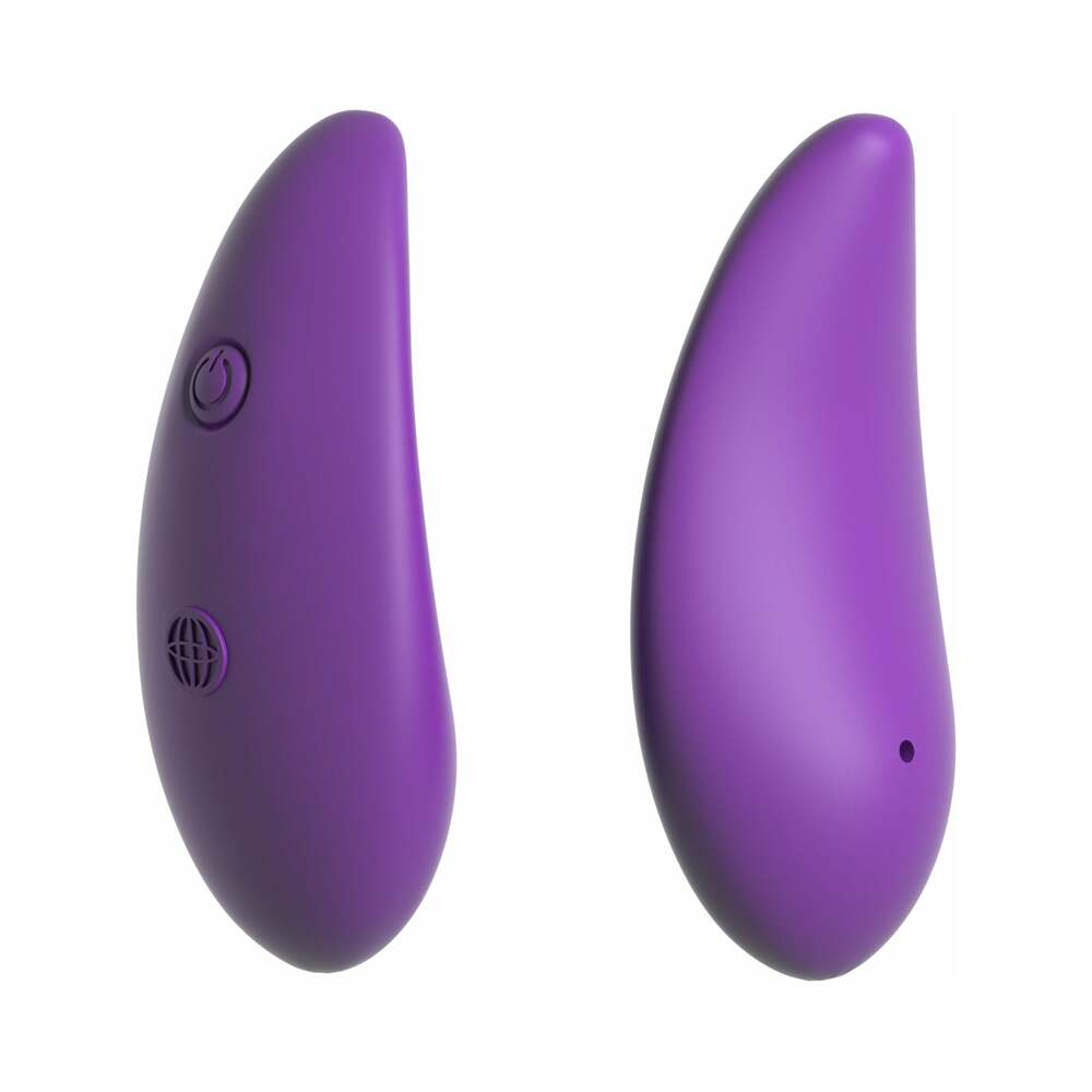 Pipedream Fantasy For Her Crotchless Panty Thrill-Her & Remote-Controlled Rechargeable Bullet Vibrator Purple