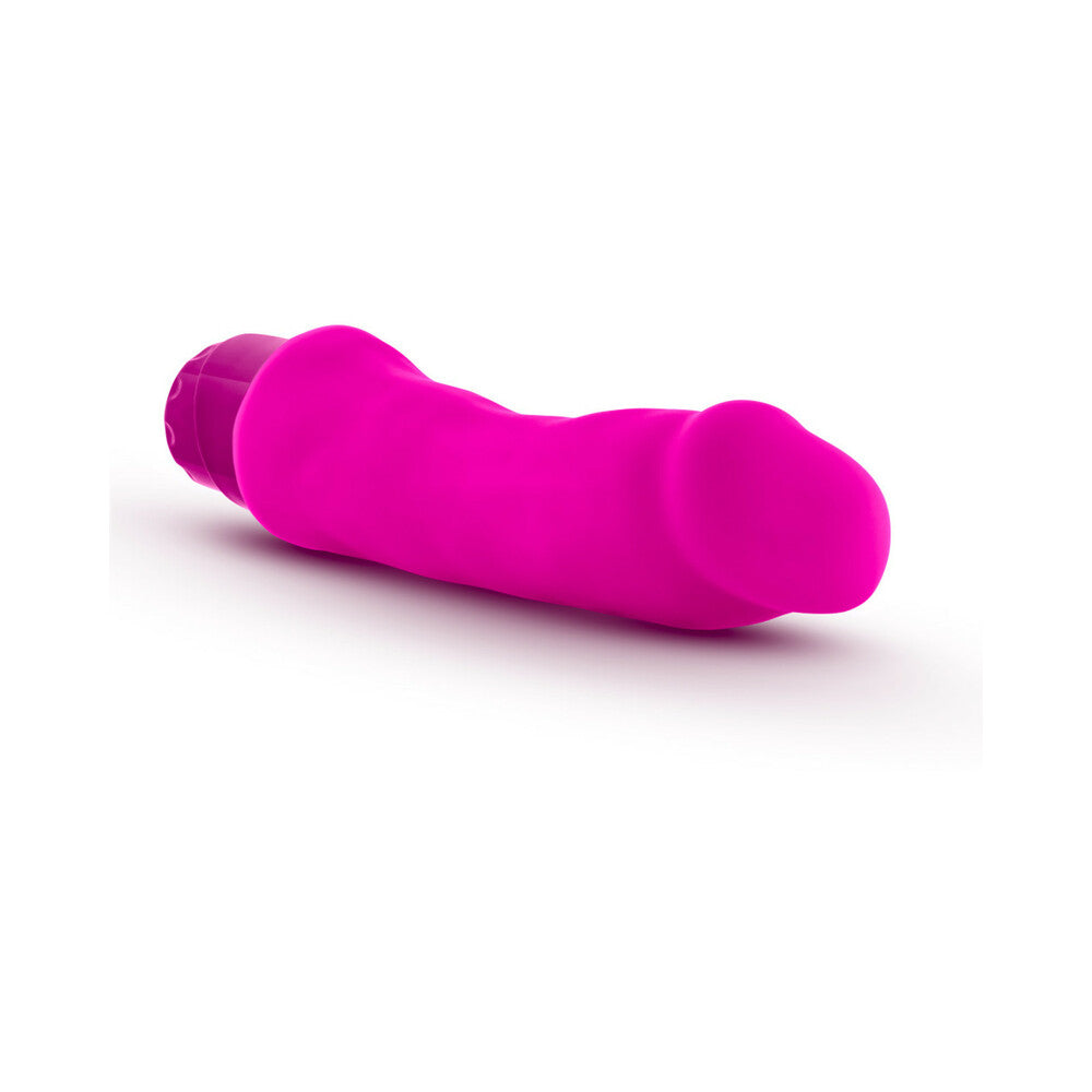 Blush Luxe Marco 7.75 in. Silicone Vibrating Dildo Pink